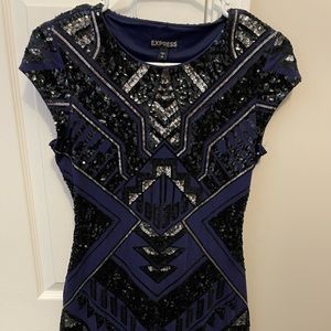 Sequin Express mini dress
